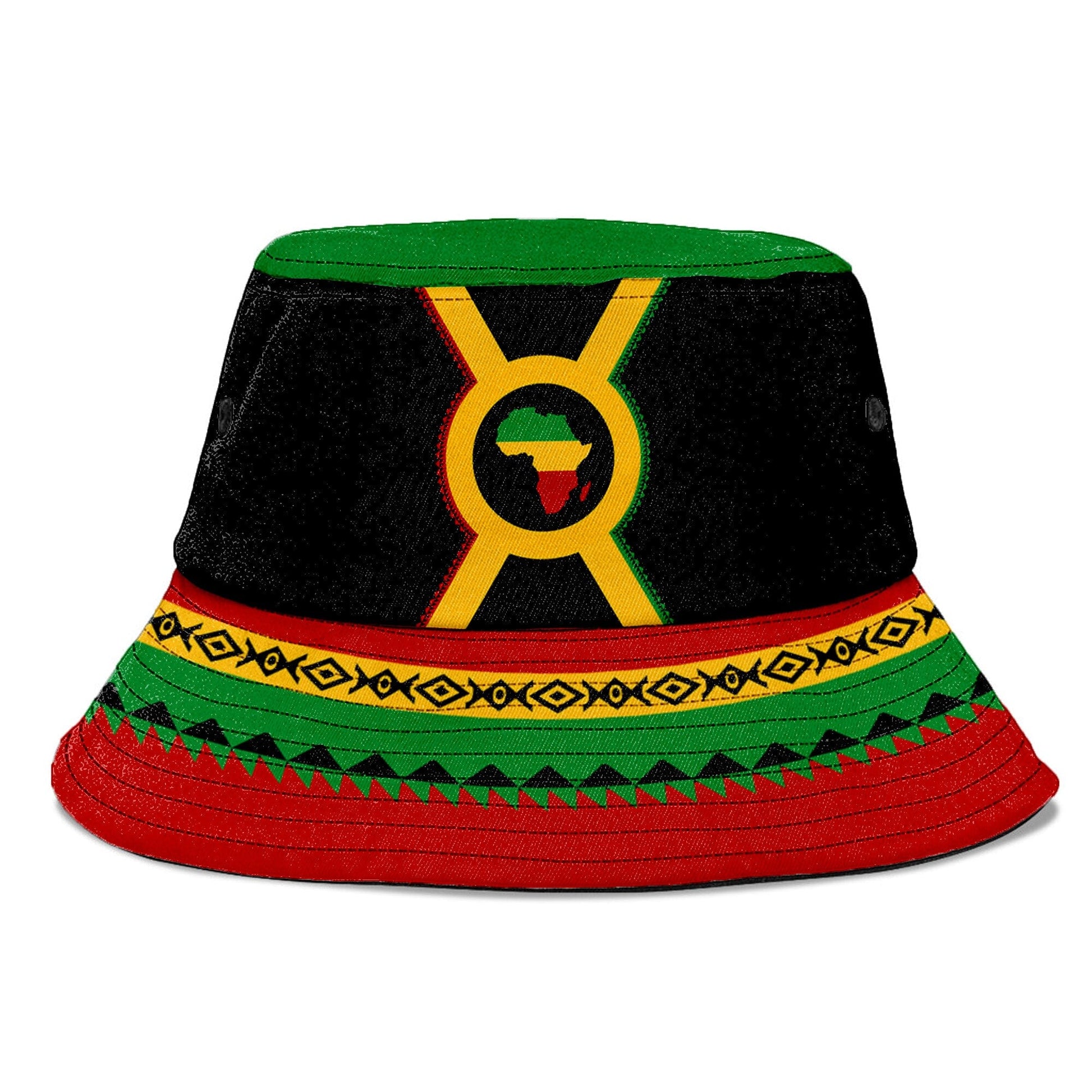 Reggae Reversible Bucket Hat Reversible Bucket Hat Tianci 