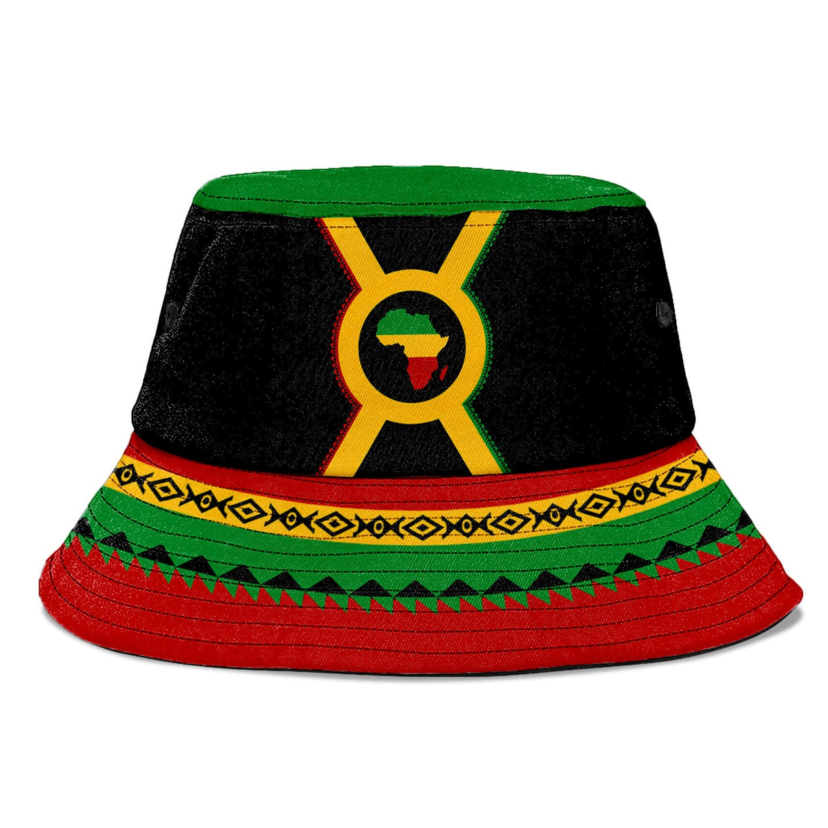 Reggae Reversible Bucket Hat Reversible Bucket Hat Tianci 