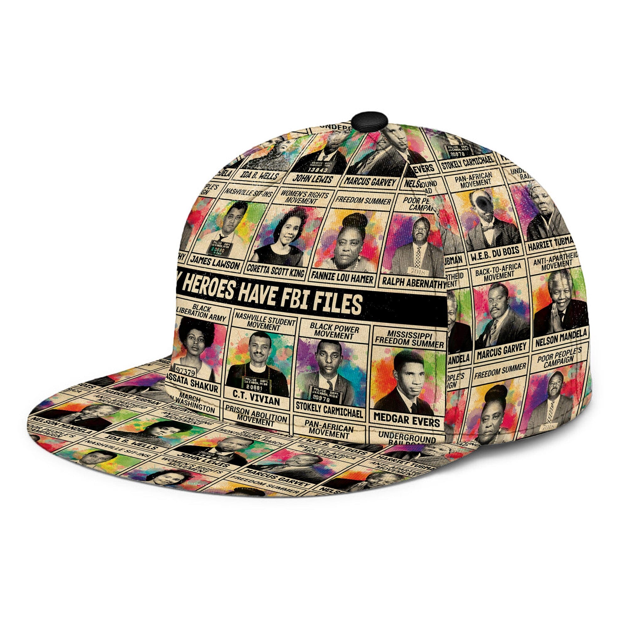 All My Heroes Have FBI Files Cap Classic Cap Tianci 