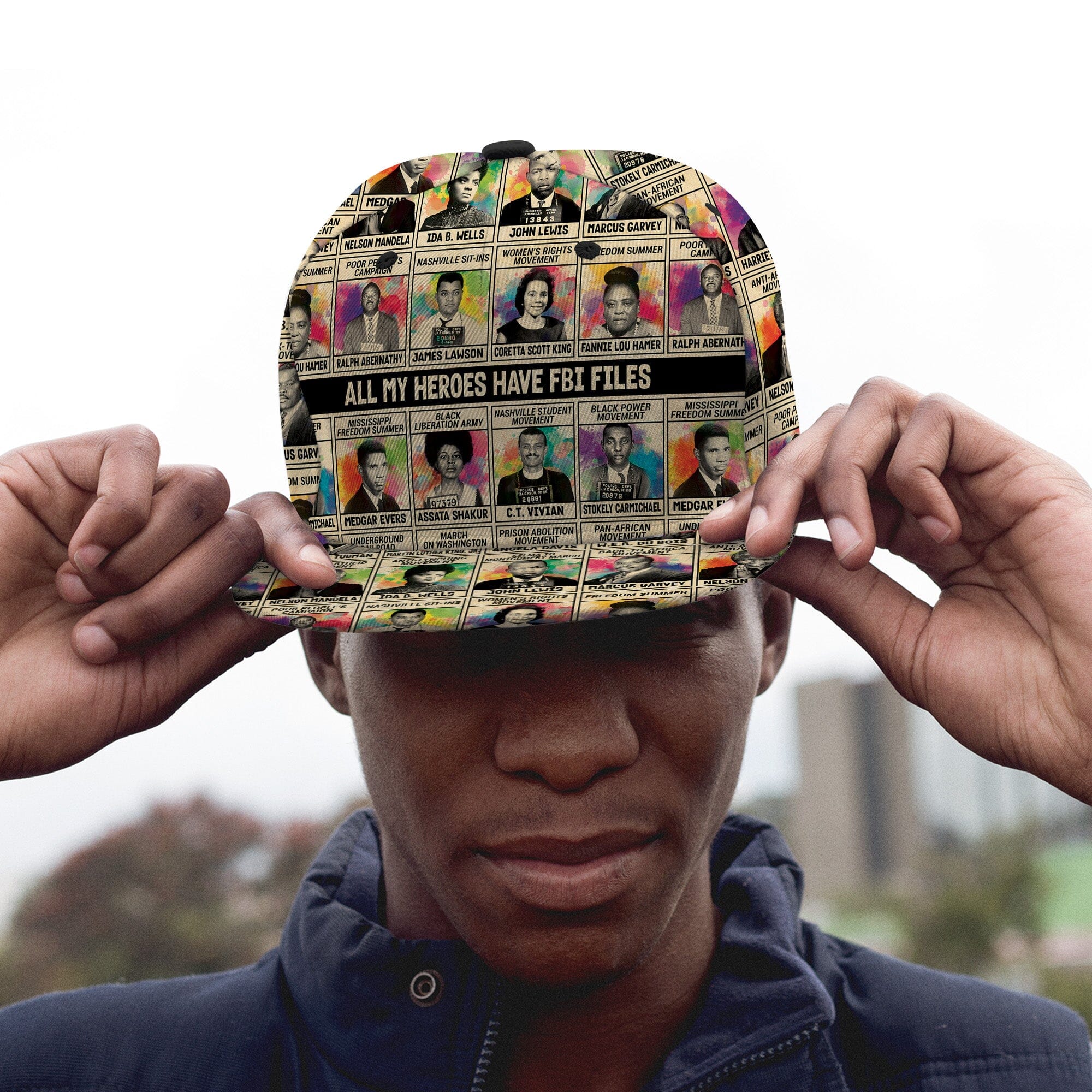 All My Heroes Have FBI Files Cap Classic Cap Tianci 