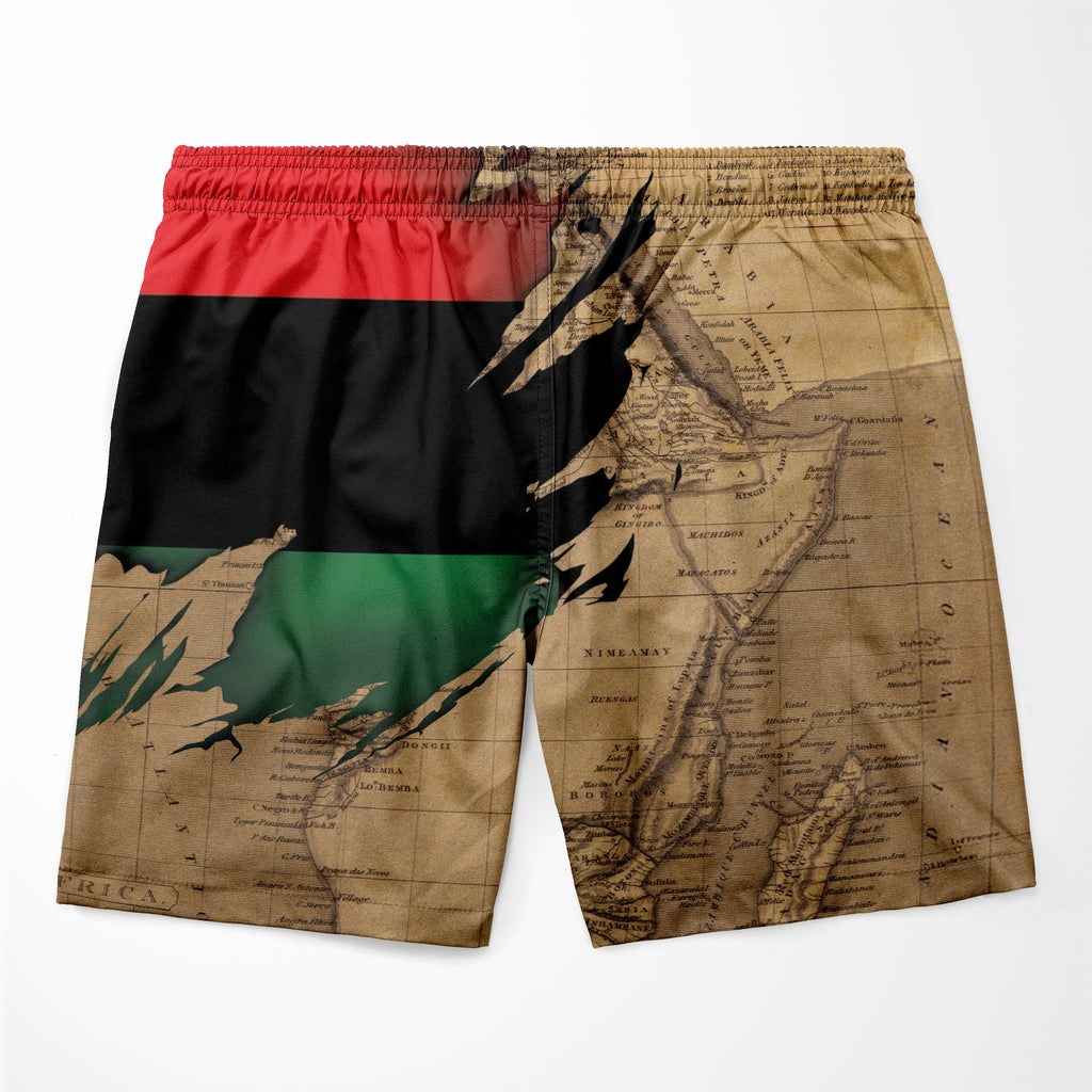 Power African Map Shorts Shorts Tianci 
