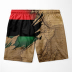Power African Map Shorts Shorts Tianci 