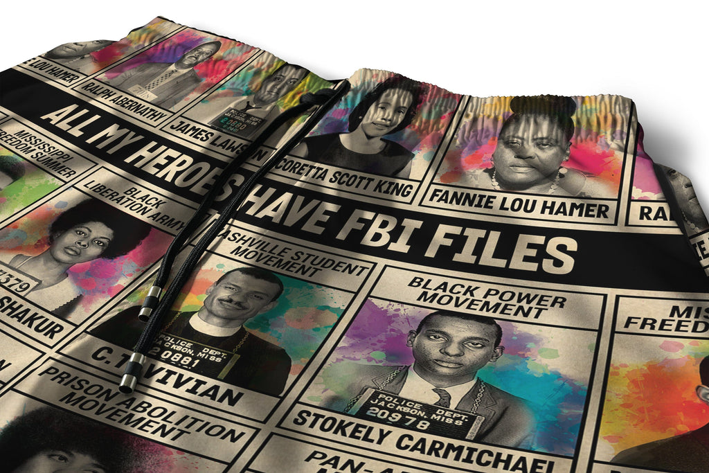 All My Heroes Have FBI Files Hawaiian Shirt and Shorts Set Hawaiian Shirt And Shorts Set Tianci 
