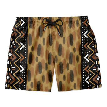 Printed Mud Cloth Shorts Shorts Tianci 