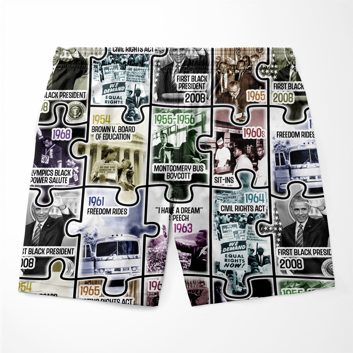 The Civil Rights Journey in Puzzle Shorts Shorts Tianci 