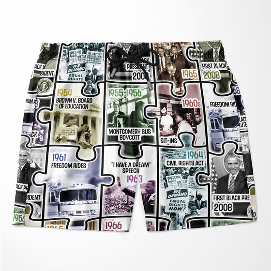 The Civil Rights Journey in Puzzle Shorts Shorts Tianci 