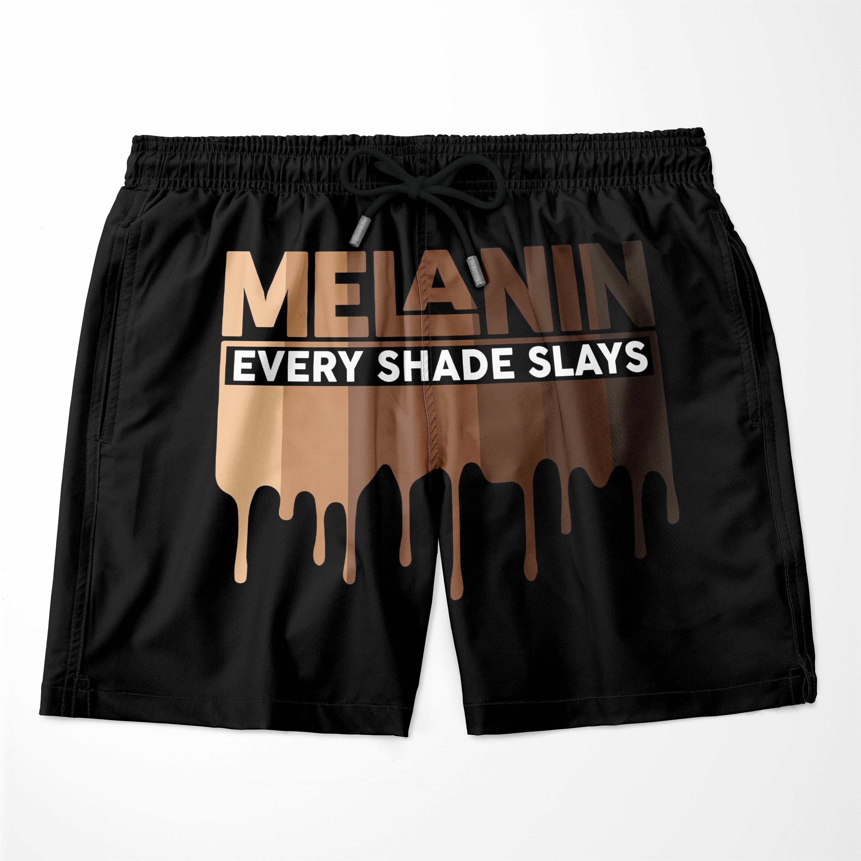 Every Shade Slays Melanin Shorts Shorts Tianci 