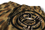Printed Mud Cloth and Adinkra Symbol Shorts Shorts Tianci 
