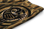 Printed Mud Cloth and Adinkra Symbol Shorts Shorts Tianci 