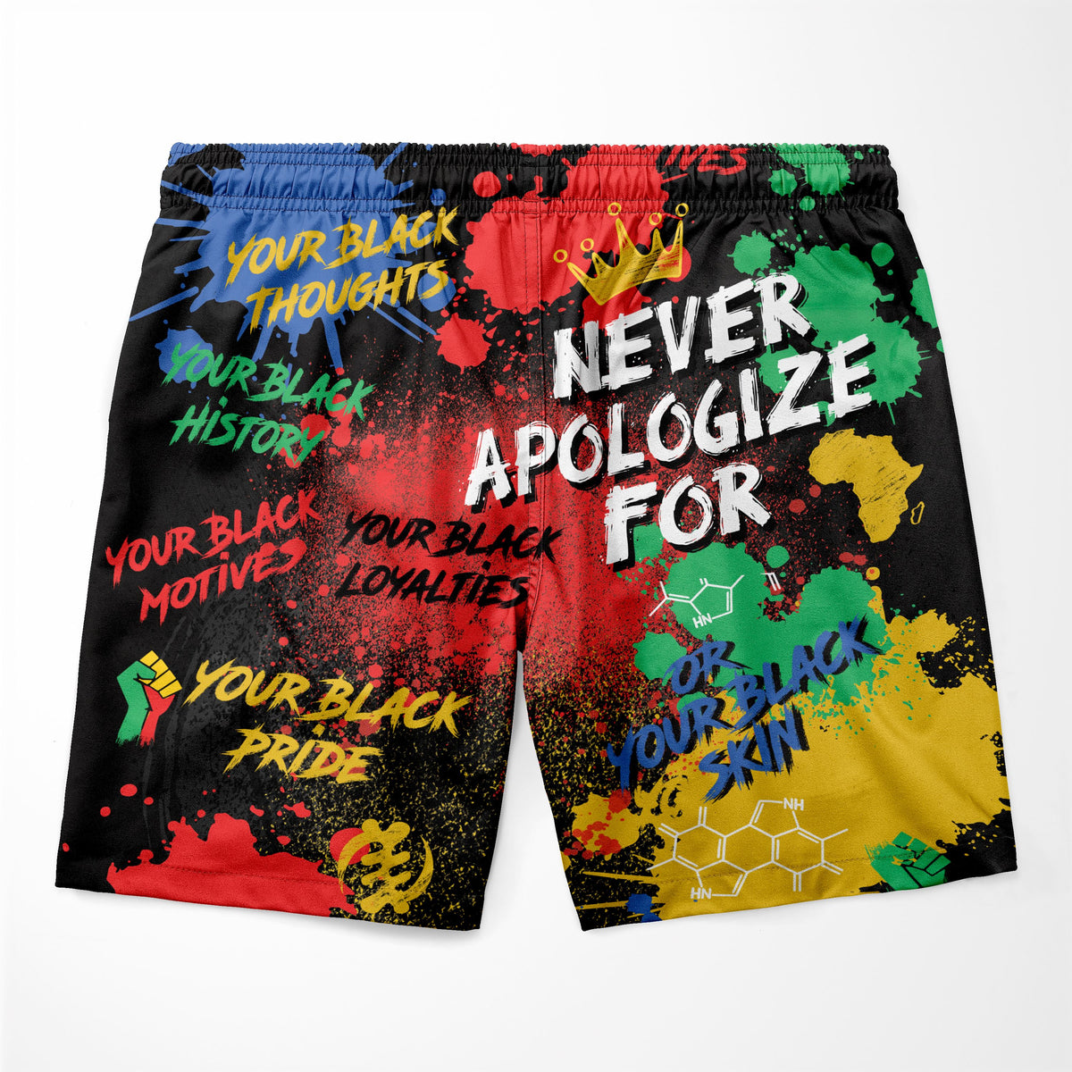 Never Apologize For Being Black Shorts Shorts Tianci 