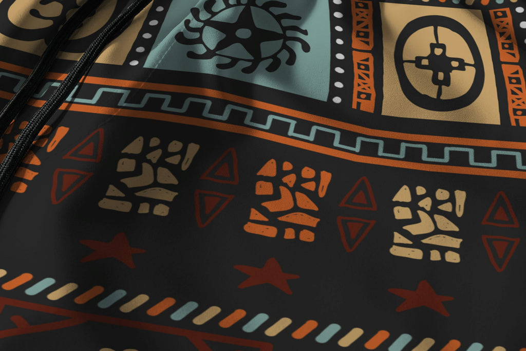 Vintage Adinkra Symbols Shorts Shorts Tianci 
