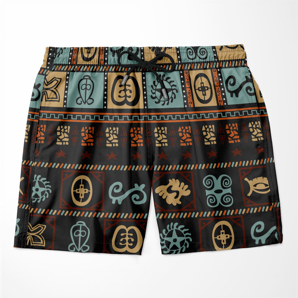 Vintage Adinkra Symbols Shorts Shorts Tianci 