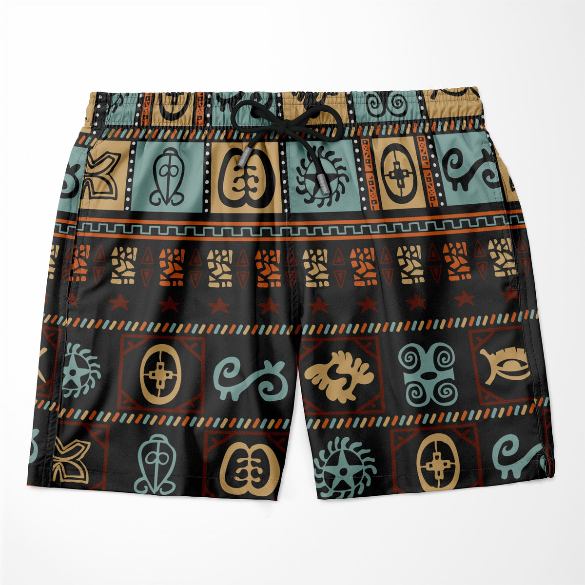 Vintage Adinkra Symbols Shorts Shorts Tianci 
