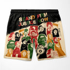 Stand Firm Justice Now Shorts Shorts Tianci 