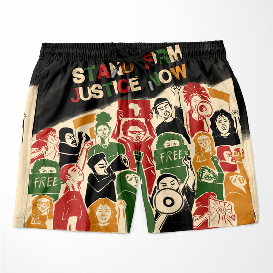 Stand Firm Justice Now Shorts Shorts Tianci 