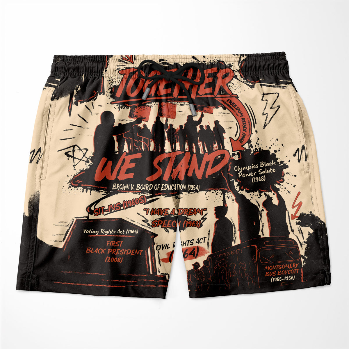 Together We Stand Shorts Shorts Tianci 
