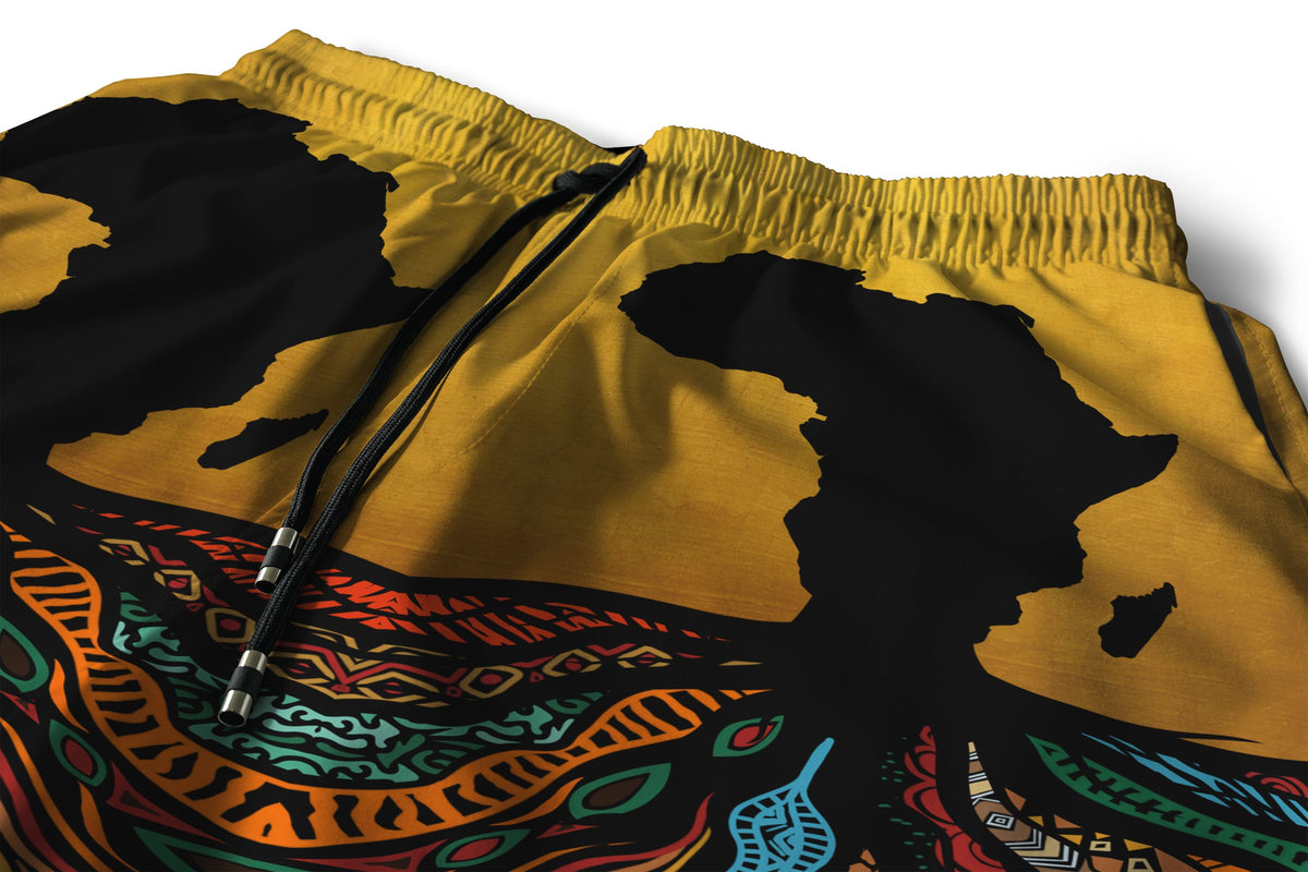Patterns of Our Roots Shorts Shorts Tianci 