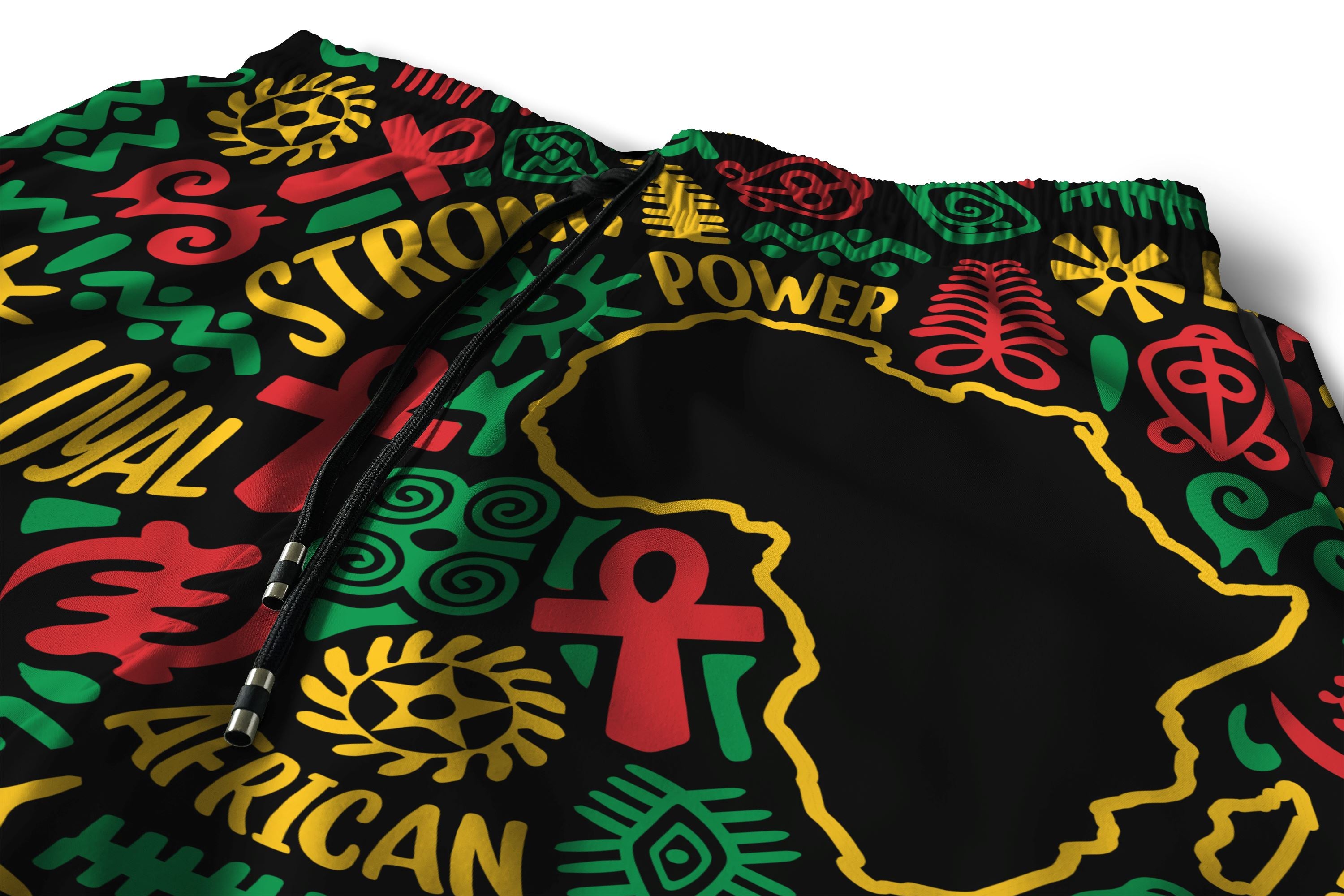 African Map Symbol Shorts Shorts Tianci 