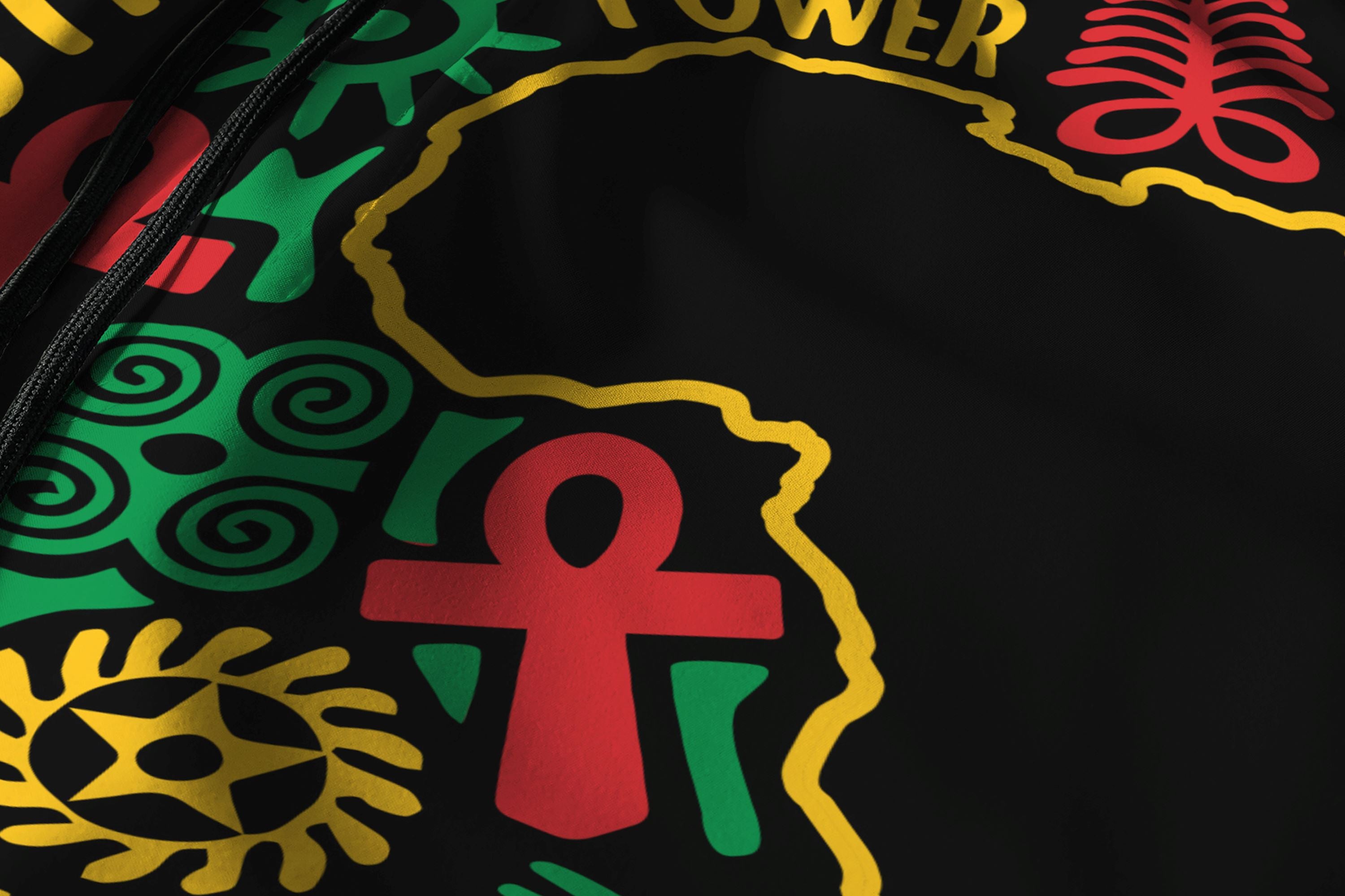 African Map Symbol Shorts Shorts Tianci 