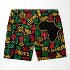 African Map Symbol Shorts Shorts Tianci 