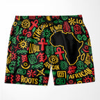 African Map Symbol Shorts Shorts Tianci 