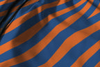 Orange and Cobalt Zebra Shorts Shorts Tianci 