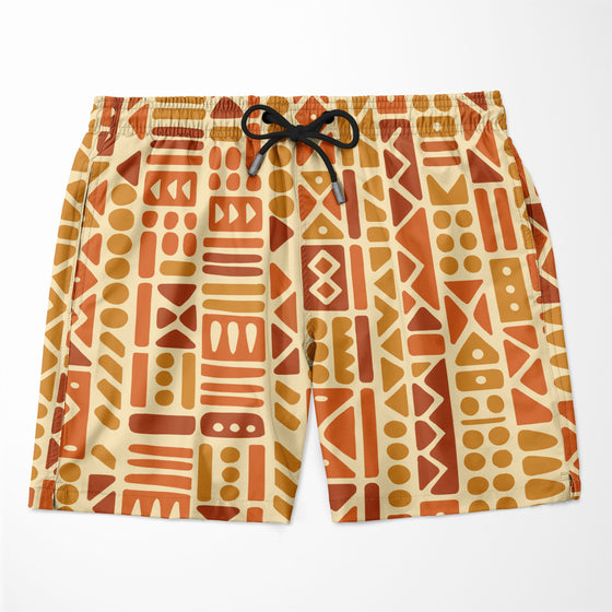 Tribal Sunset Mosaic Shorts Shorts Tianci 