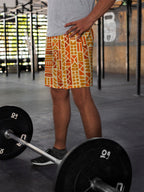 Tribal Sunset Mosaic Shorts Shorts Tianci 