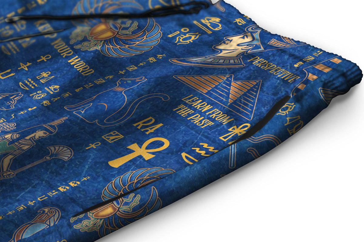 Echoes of Kemet Hawaiian Shirt And Shorts Set Hawaiian Shirt And Shorts Set Melaninful 