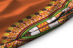 Printed Dashiki In Orange Hawaiian Shirt And Shorts Set Hawaiian Shirt And Shorts Set Melaninful 