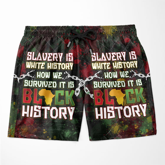 Slavery Is White History Shorts Shorts Tianci S