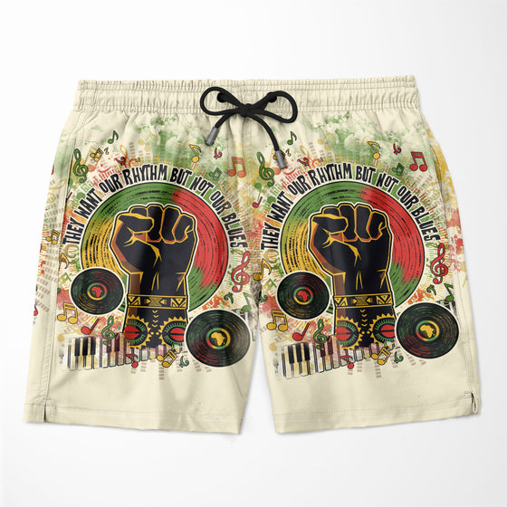 They Want Our Rhythm, Not Our Blues Shorts Shorts Tianci S