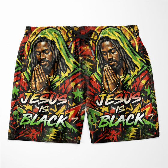 Jesus Is Black Shorts Shorts Tianci S