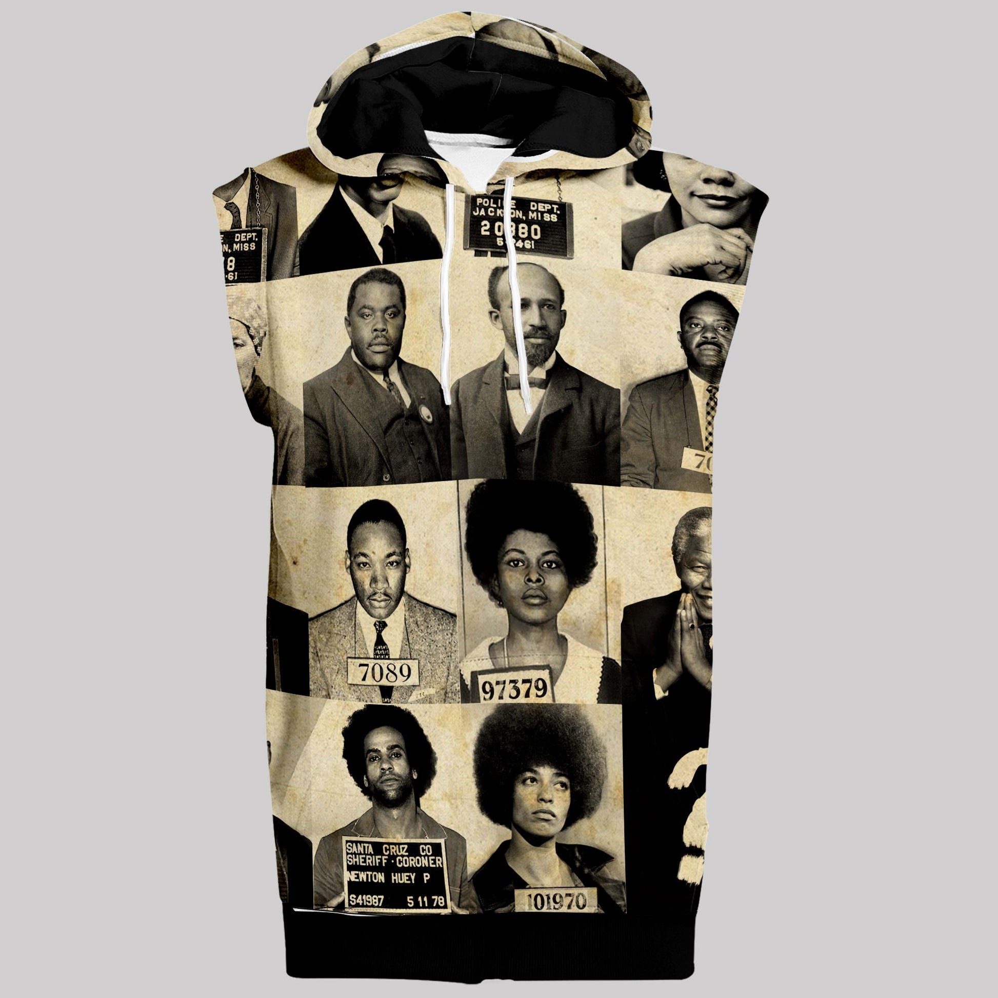Civil Rights Leaders Sleeveless Hoodie Sleeveless Hoodie Zootop Bear 