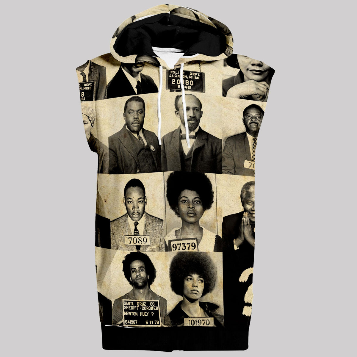 Civil Rights Leaders Sleeveless Hoodie Sleeveless Hoodie Zootop Bear 