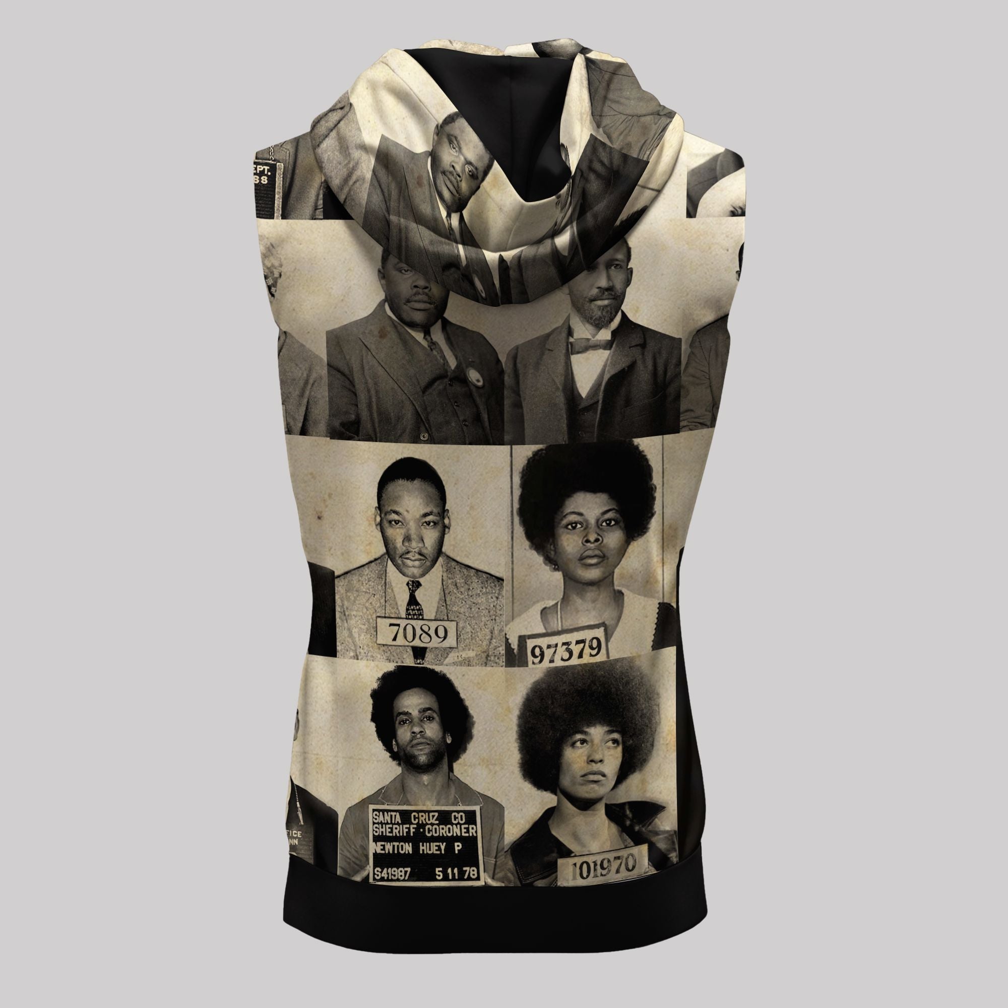 Civil Rights Leaders Sleeveless Hoodie Sleeveless Hoodie Zootop Bear 