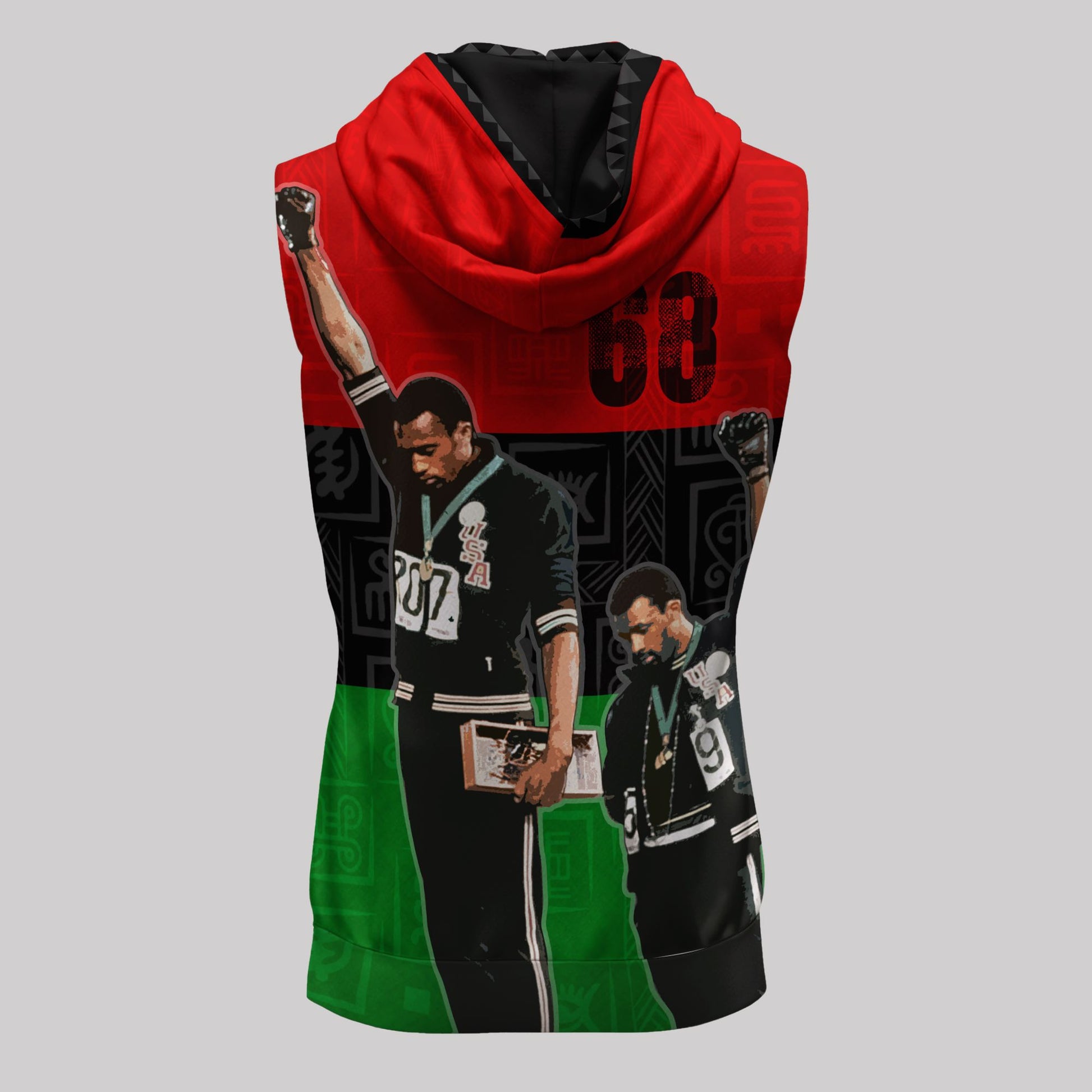68 Olympics Sleeveless Hoodie Sleeveless Hoodie Zootop Bear 