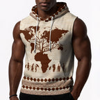 Root Africa Sleeveless Hoodie Sleeveless Hoodie Zootop Bear 
