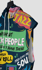 Music That Makes Us Proud Sleeveless Hoodie Sleeveless Hoodie Zootop Bear 