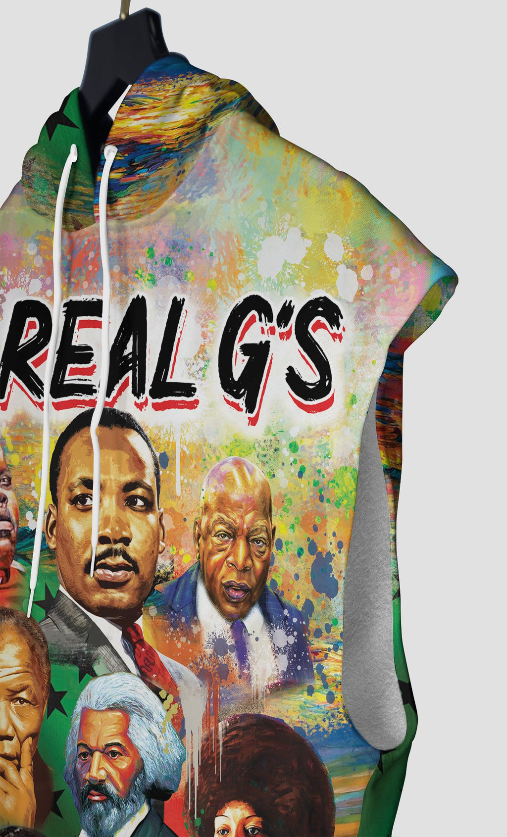 The Real G's Sleeveless Hoodie Sleeveless Hoodie Zootop Bear 