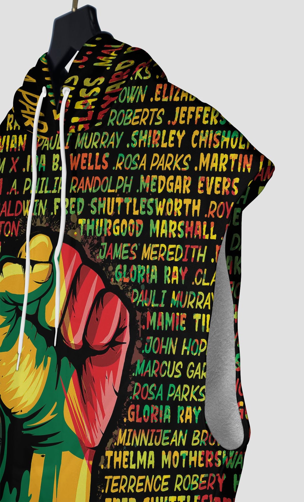 Name Fists Sleeveless Hoodie Sleeveless Hoodie Zootop Bear 