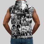 Black Power Images Sleeveless Hoodie Sleeveless Hoodie Zootop Bear 