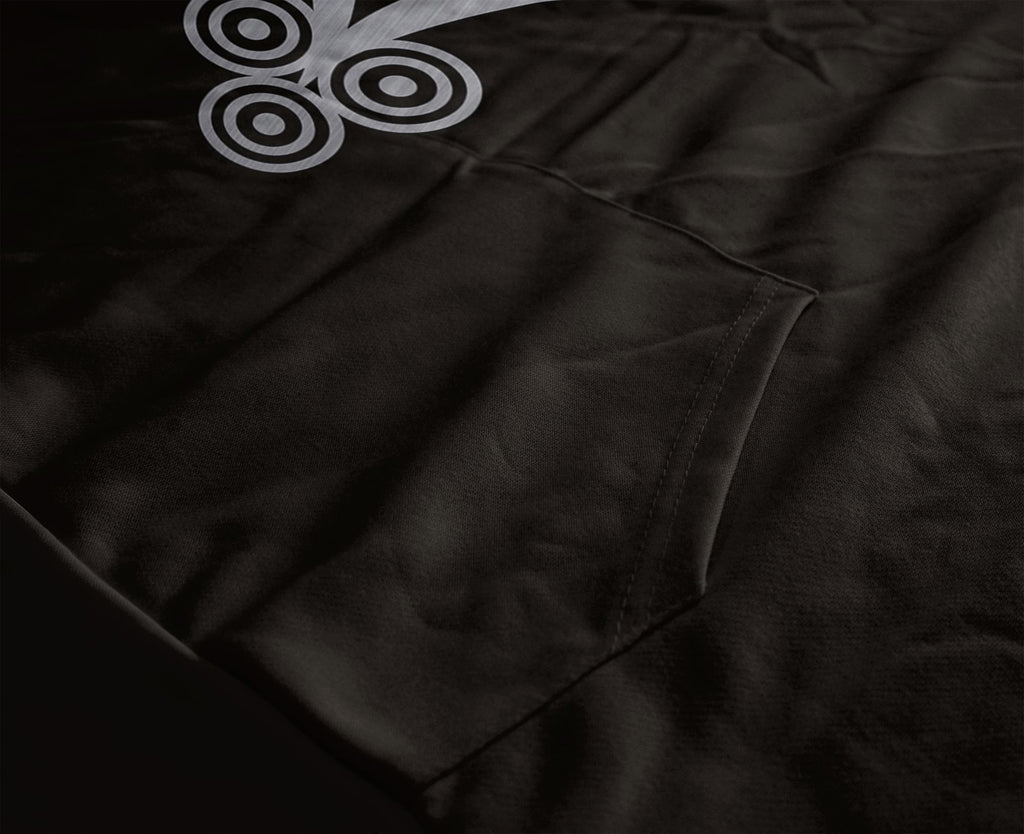 Printed Dashiki Color Black Sleeveless Hoodie Sleeveless Hoodie Zootop Bear 