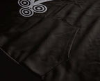 Printed Dashiki Color Black Sleeveless Hoodie Sleeveless Hoodie Zootop Bear 
