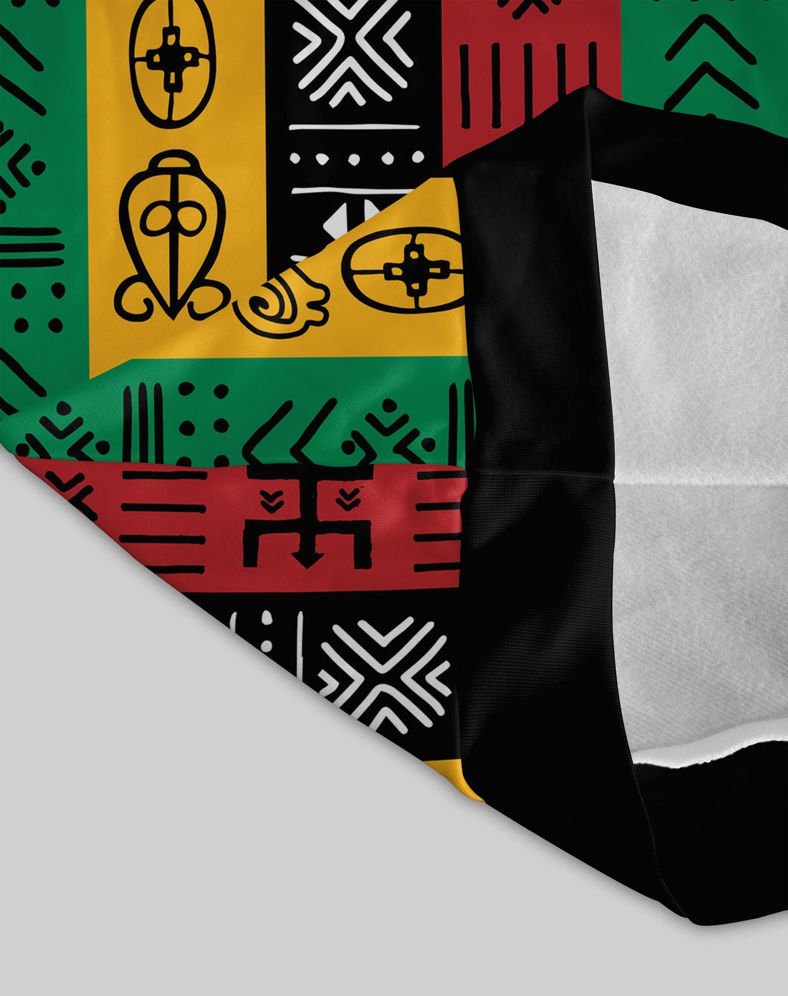 African Symbols in Pan African Colors Sleeveless Hoodie Sleeveless Hoodie Zootop Bear 