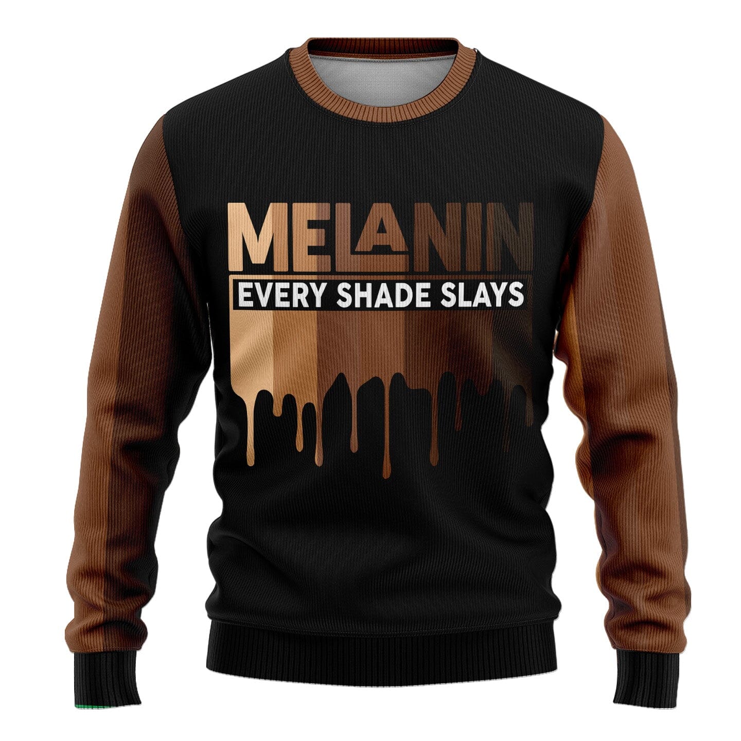 Every Shade Slays Melanin Sweatshirt Sweatshirt Tianci 