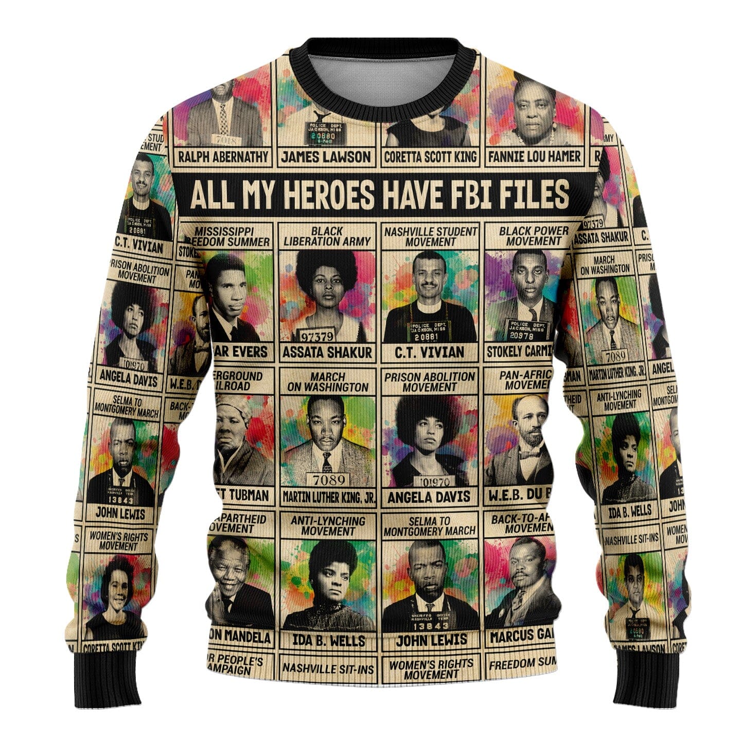 All My Heroes Have FBI Files Sweatshirt Sweatshirt Tianci 