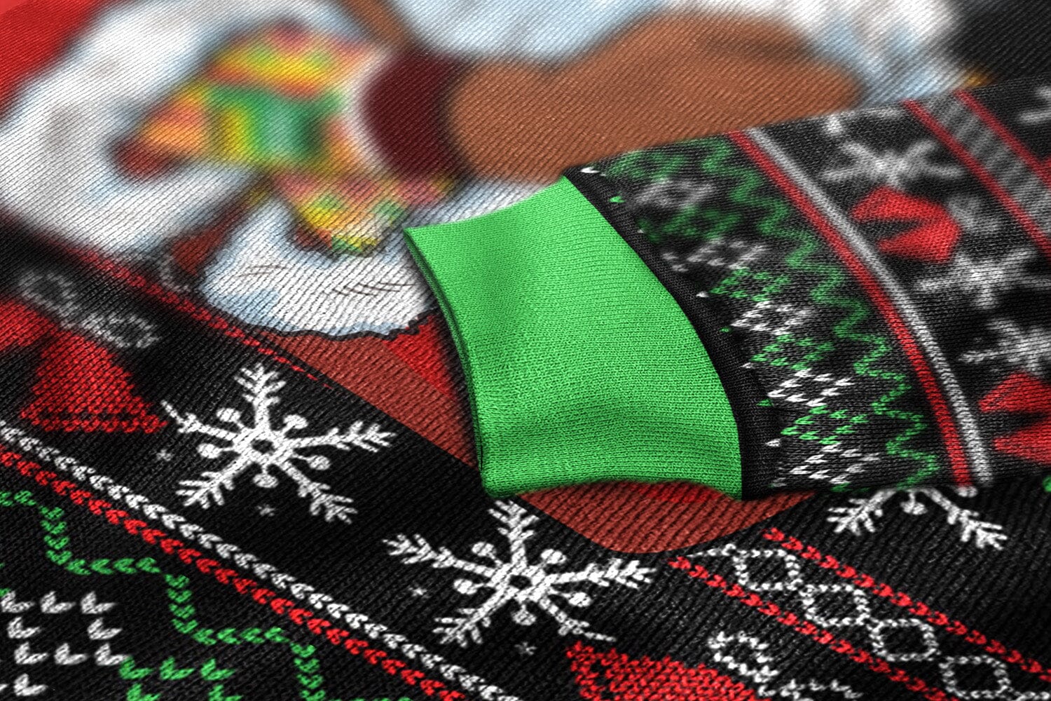 Mr. and Mrs. Santa With African Traditional Costume Ugly Sweatshirt Sweatshirt Tianci 