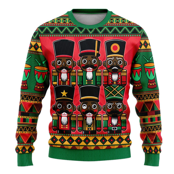 Black Nutcrackers Ugly Sweatshirt Sweatshirt Tianci 