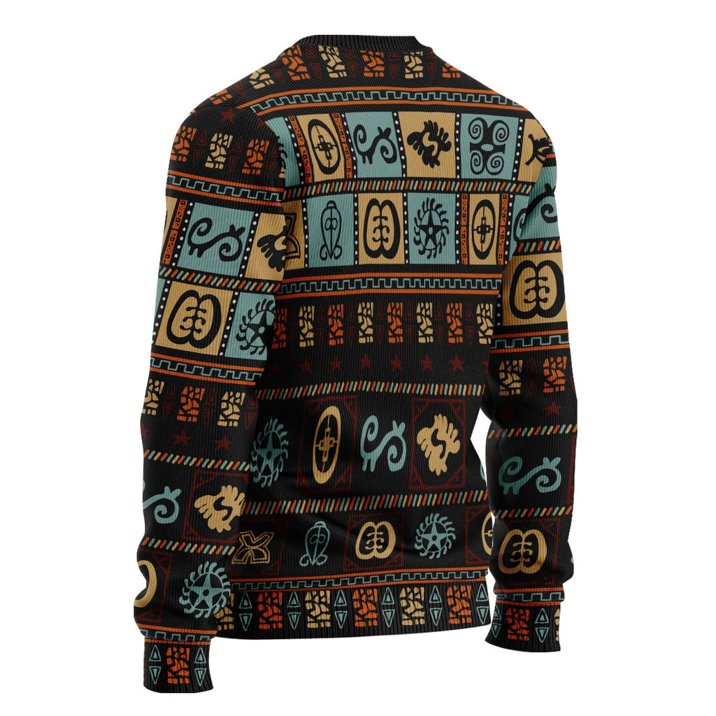 Vintage Adinkra Symbols Sweatshirt Sweatshirt Tianci 